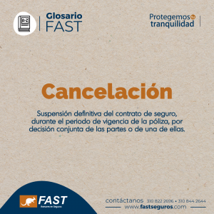 Cancelación