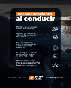 Recomendaciones al conducir
